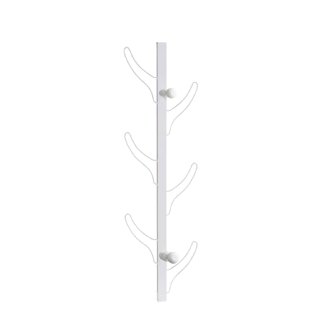 Vertical Eight Hook Coat Rack Wall Mount HouseOfZazla