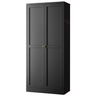 Kitchen Pantry Cabinet With 4 Adjustable Shelves, Heavy Duty Freestanding Organizer HouseOfZazla
