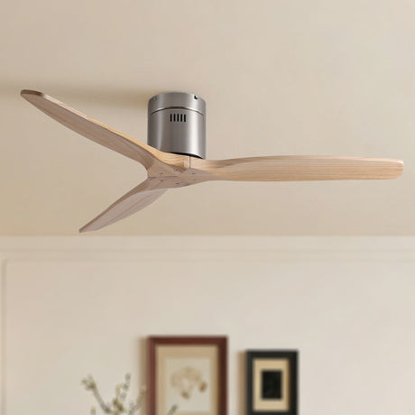 Low Profile Flush Mount Ceiling Fan Without Light HouseOfZazla