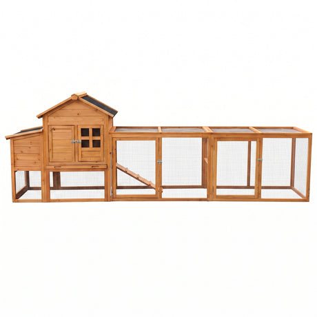 Large Chicken Coop with Nest Box and Run HouseOfZazla