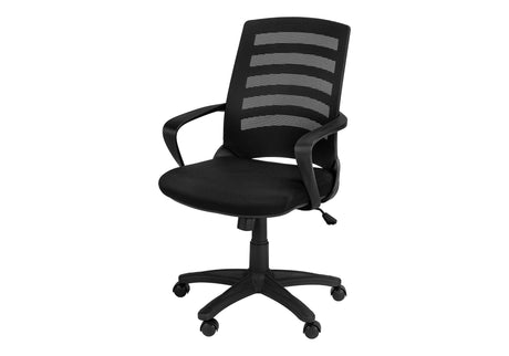 Office Chair, Adjustable Height, Swivel, Ergonomic, Armrests HouseOfZazla