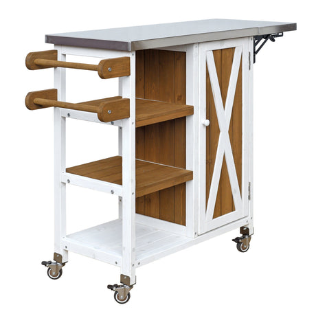 Foldable Outdoor Kitchen Island Patio Prep Station HouseOfZazla