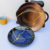 Bio Kintsugi Repair Kit, Food Safety Bio Resin Kintsugi Kit, Bio Based - Dishwasher Safety - Repair Your Meaningful Objects with Bio Glue, Perfect for Beginners, Japanese Art Kintsugi Craft EIGTWEN