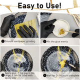 Bio Kintsugi Repair Kit, Food Safety Bio Resin Kintsugi Kit, Bio Based - Dishwasher Safety - Repair Your Meaningful Objects with Bio Glue, Perfect for Beginners, Japanese Art Kintsugi Craft EIGTWEN