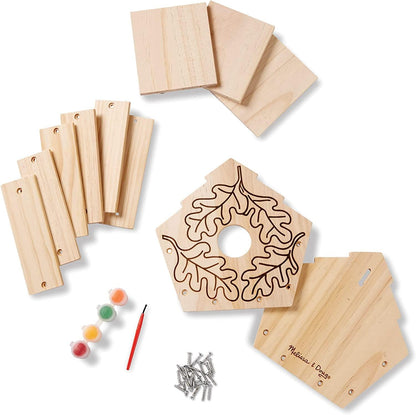 Birdhouse Build-Your-Own Wooden Craft Kit | DIY Bird House Kit for Kids - WoodArtSupply