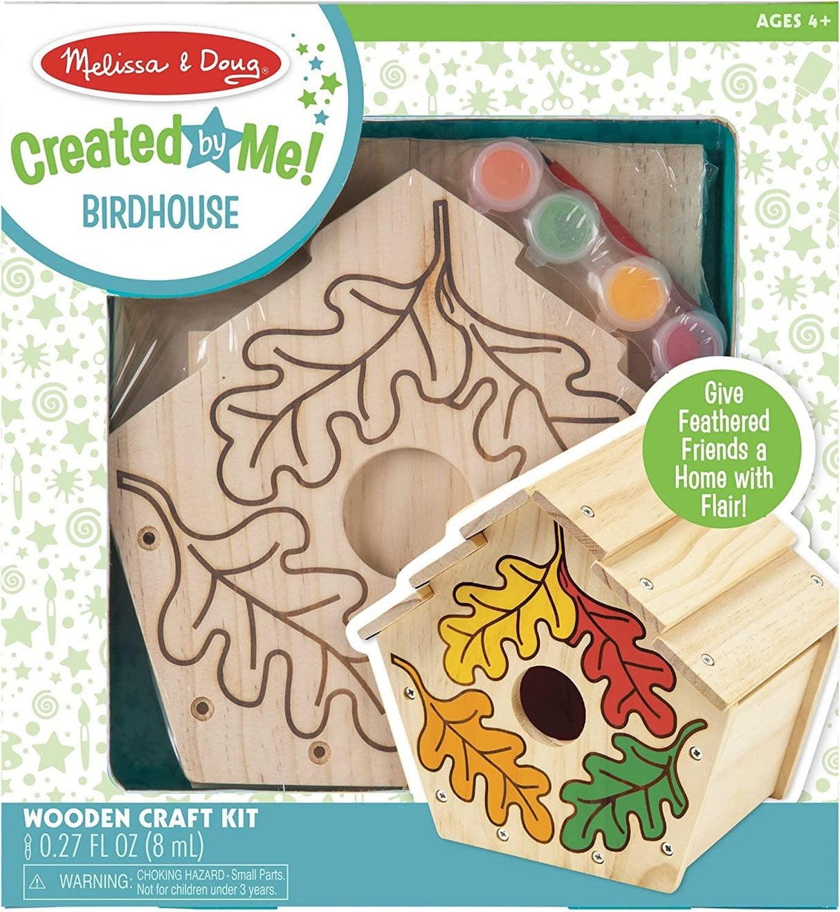 Birdhouse Build-Your-Own Wooden Craft Kit | DIY Bird House Kit for Kids WoodArtSupply