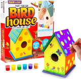 Build & Paint Your Own Wooden Bird House, DIY Birdhouse Making Arts & Crafts Painting Kit WoodArtSupply