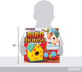 Build & Paint Your Own Wooden Bird House, DIY Birdhouse Making Arts & Crafts Painting Kit WoodArtSupply