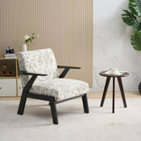 Mid-Century Modern Lounge Armchair - Seat Cushion (Beige + Grey)