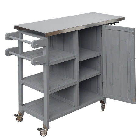 Foldable Outdoor Kitchen Island Patio Kitchen Cart HouseOfZazla