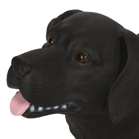 MGO Dog Bench - Outdoor Labrador Design, Matte Black HouseOfZazla