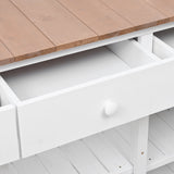 TOPMAX 65.7" Tall Garden Potting Bench Table with Hutch
