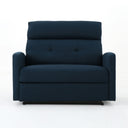 Alma Contemporary Upholstered Loveseat Recliner HouseOfZazla