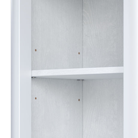 Tall Bathroom Storage Cabinet With Adjustable Shelves And 1 Drawer & Door HouseOfZazla
