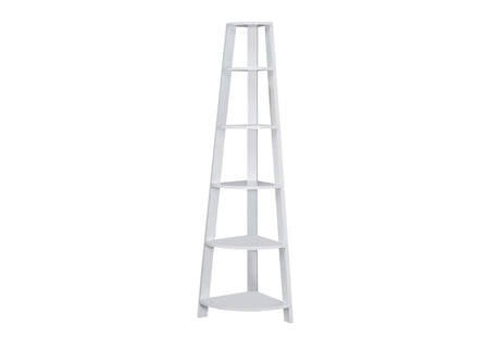 Bookshelf, Bookcase, Etagere, Corner, 5 Tier, For Office, Contemporary & Modern HouseOfZazla