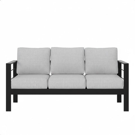 All-Weather Patio Sofa & Cushions, 3 Seat Outdoor Couch HouseOfZazla