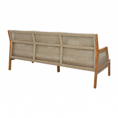 3 Piece Acacia Wood Patio Furniture Set with Coffee Table HouseOfZazla