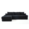 Modern L - Shaped Sectional Couch With Memory Foam HouseOfZazla