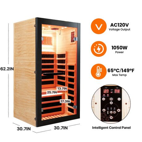 Single-person sauna cabin HouseOfZazla
