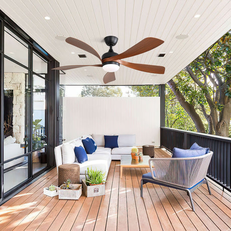 Ceiling Fan with DC Motor and Integrated Light HouseOfZazla