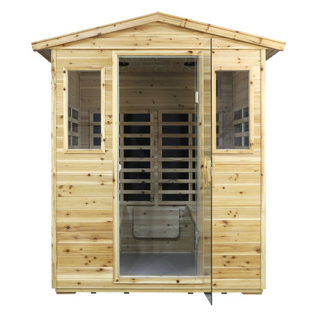 Four person Far-infrared Old fir outdoor sauna room HouseOfZazla