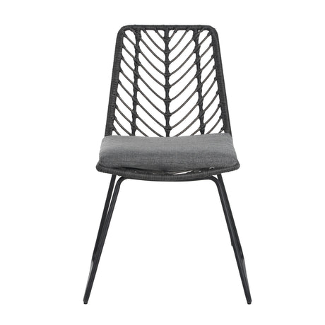 DEJA Chair 2PCS with 2 Cushions, Gray HouseOfZazla