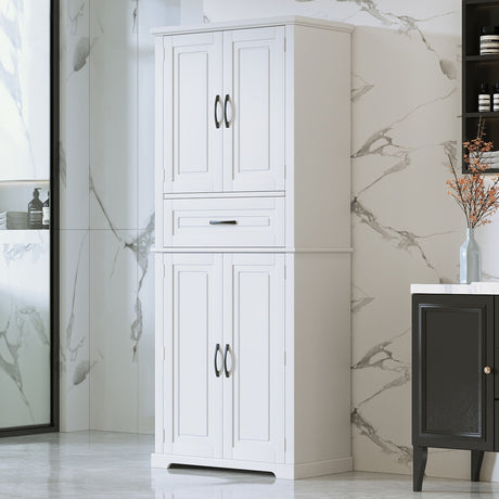 Bathroom Storage Cabinet With Multifunctional Storage Space HouseOfZazla