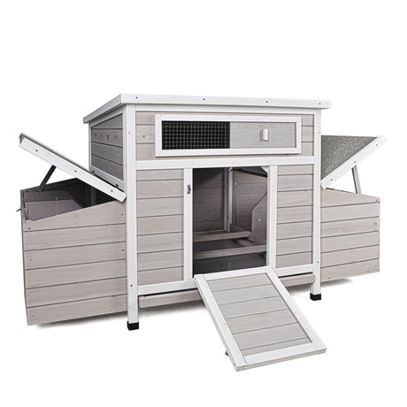 Large Chicken Coop Outdoor Hen House & Dual Nesting Boxes HouseOfZazla