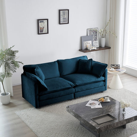 Modern Fabric Loveseat Sofa Couch for Living Room HouseOfZazla