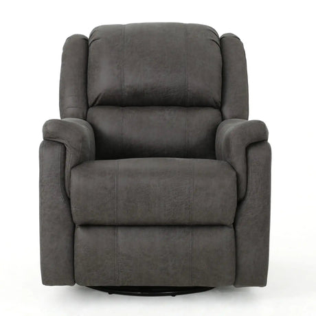 Contemporary Glider Recliner With Swivel Function HouseOfZazla