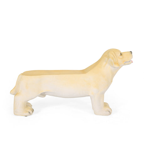 MGO Dog Bench, Outdoor Light Brown, No Assembly Required HouseOfZazla