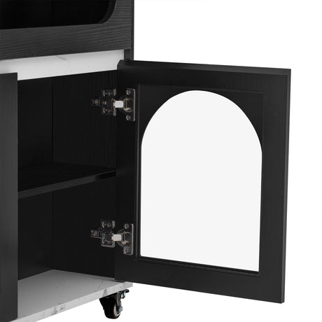 Extendable Dining Table With Folding Top, Rolling Kitchen Island With Drawers And Power Outlet HouseOfZazla