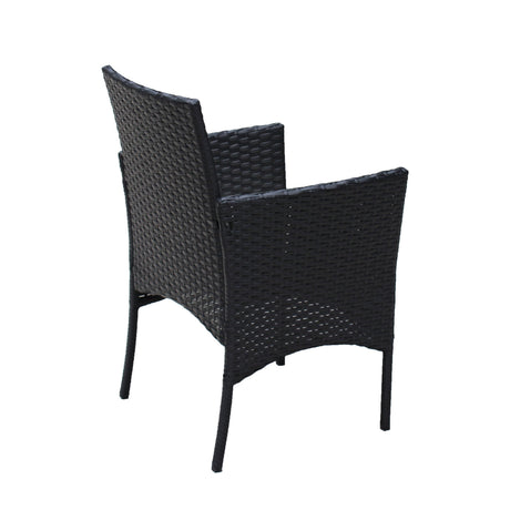 4 PC Rattan Patio Furniture Set Outdoor Cushioned Wicker Sofa HouseOfZazla
