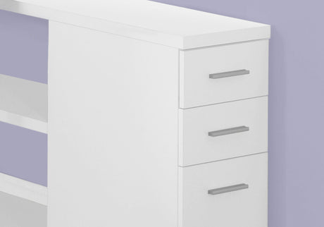 L-Shape Computer Desk with Storage Drawers HouseOfZazla