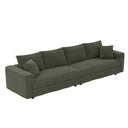 4 Seat Modern Comfy Upholstered Sofa Cloud Couch HouseOfZazla
