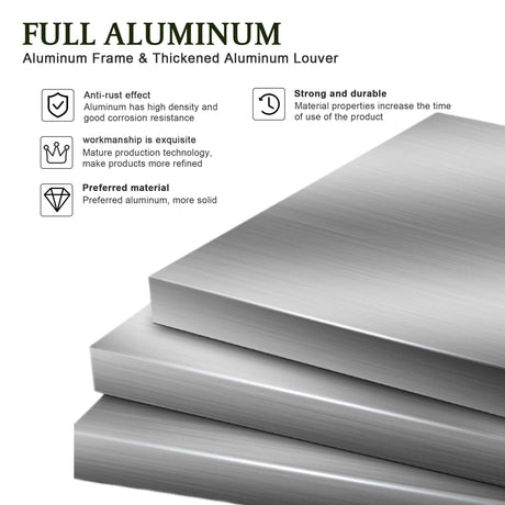 Louver Pergola Aluminium Frame & Louvers HouseOfZazla