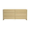 Linda - Double Wide Dresser With 6 Drawers HouseOfZazla