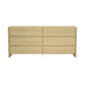 Linda - Double Wide Dresser With 6 Drawers HouseOfZazla