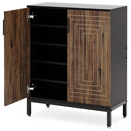 Shoe Cabinet With Doors, 5 Tiers Shoe Storage Organizer HouseOfZazla