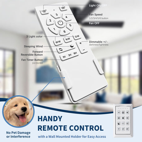 Low Profile Flush Mount Intergrated LED Ceiling Fan With Light And Reversible Quiet Motor HouseOfZazla