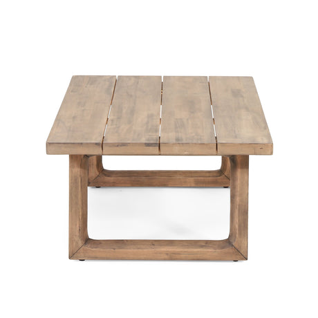 4-Pieces Acacia Wood Patio Furniture Set HouseOfZazla