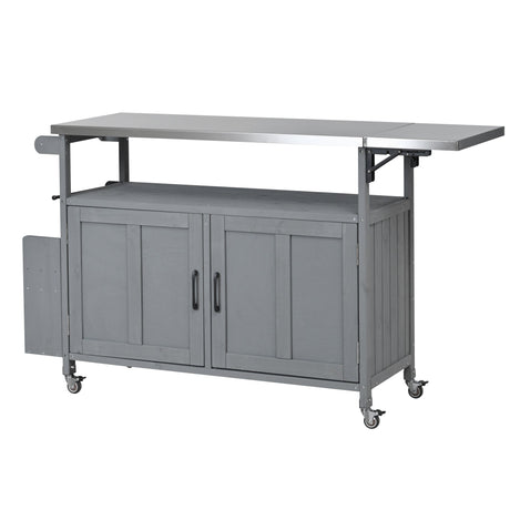 Foldable Outdoor Kitchen Island Patio Mobile Kitchen Cart HouseOfZazla