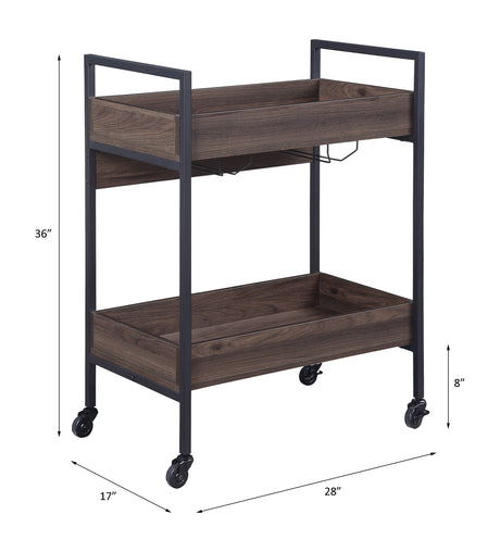 Jerrick Kitchen Island & Serving Cart HouseOfZazla