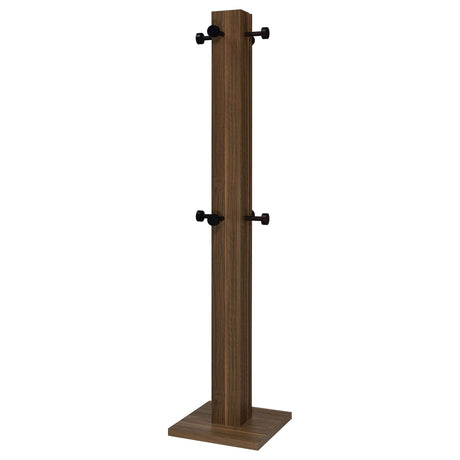 Rawlins - Coat Rack With 8 Hooks - Walnut HouseOfZazla