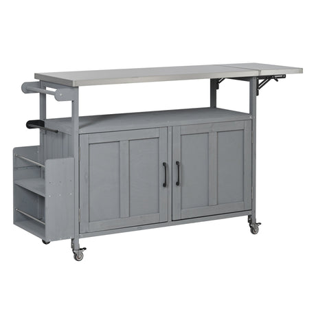 Foldable Outdoor Kitchen Island Patio Mobile Kitchen Cart HouseOfZazla