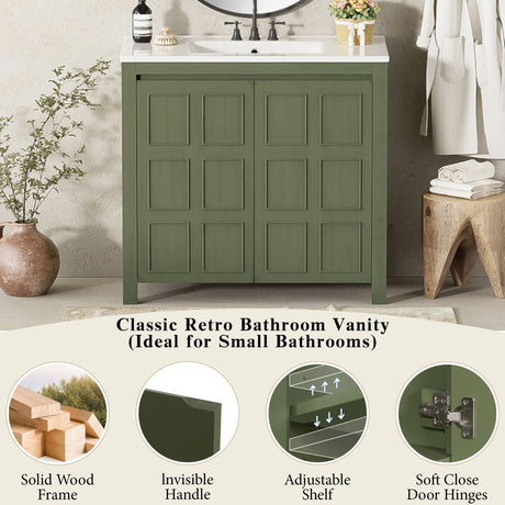 Bathroom Vanity Organizer With Sink, Combo Cabinet Set, Bathroom Storage Cabinet HouseOfZazla