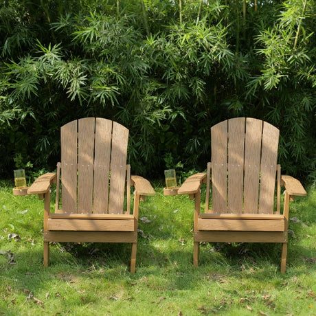 2-Piece All-Season Outdoor Lounge Chairs For Patio Leisure & Garden Relaxation Moments HouseOfZazla