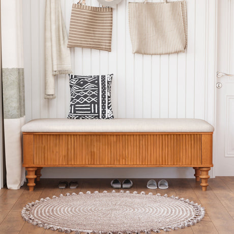 50.8-Inch Multi-Functional Storage Ottoman Bench HouseOfZazla