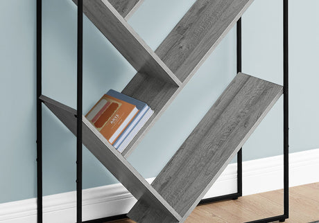3-Tier Contemporary Bookshelf with Reclaimed Wood Finish HouseOfZazla