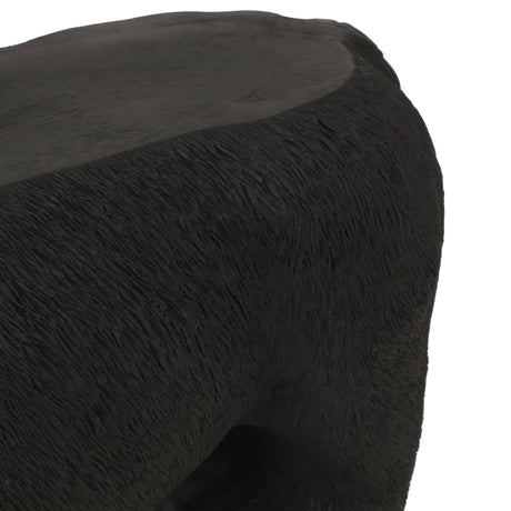 MGO Bear Bench, Concrete Outdoor Bench, Matte Black HouseOfZazla